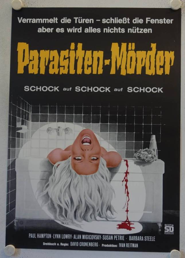 Parasiten-Mörder originales deutsches Filmplakat